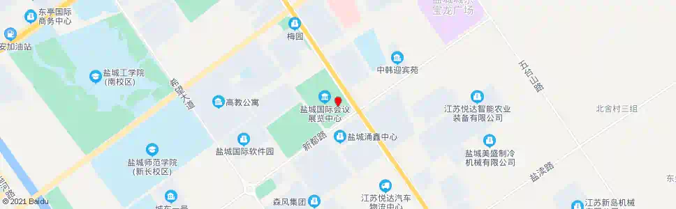 盐城人社局_公交站地图_盐城公交_妙搜公交查询2024