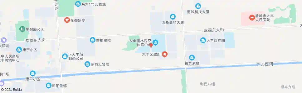 盐城奥体中心(南)_公交站地图_盐城公交_妙搜公交查询2024