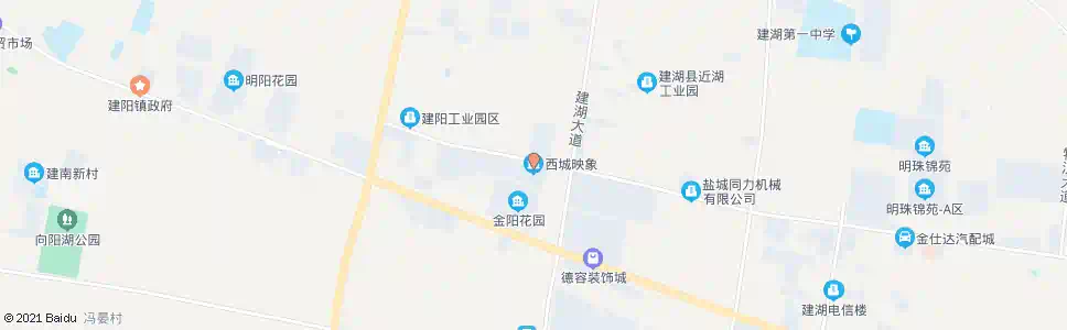 盐城西城映象_公交站地图_盐城公交_妙搜公交查询2024