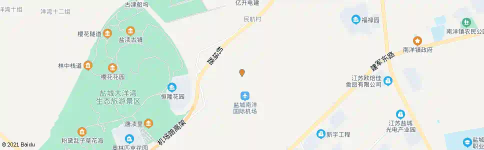 盐城盐城南洋机场_公交站地图_盐城公交_妙搜公交查询2024