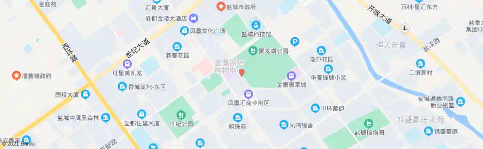 盐城聚龙湖(北)_公交站地图_盐城公交_妙搜公交查询2024