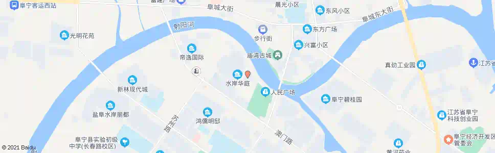 盐城宏伟大酒店_公交站地图_盐城公交_妙搜公交查询2024