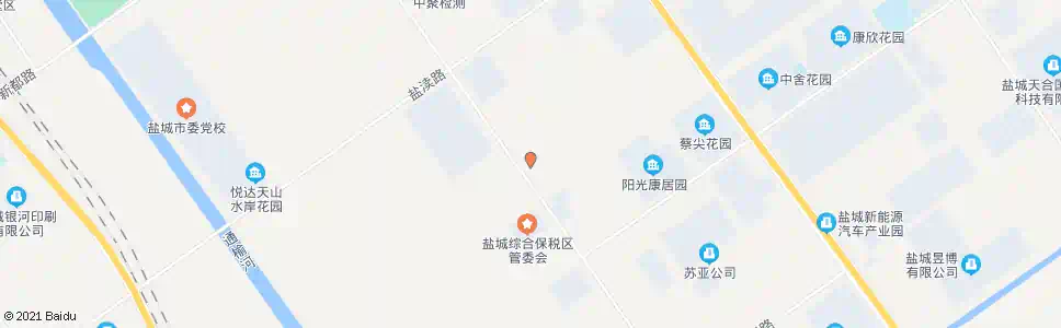 盐城软件园(伊曼雅实业)_公交站地图_盐城公交_妙搜公交查询2024