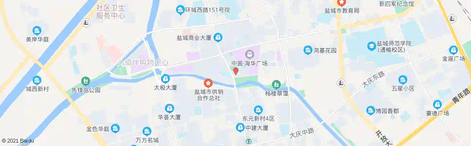 盐城电信大楼_公交站地图_盐城公交_妙搜公交查询2024