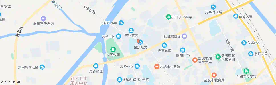 盐城滨海二中_公交站地图_盐城公交_妙搜公交查询2024