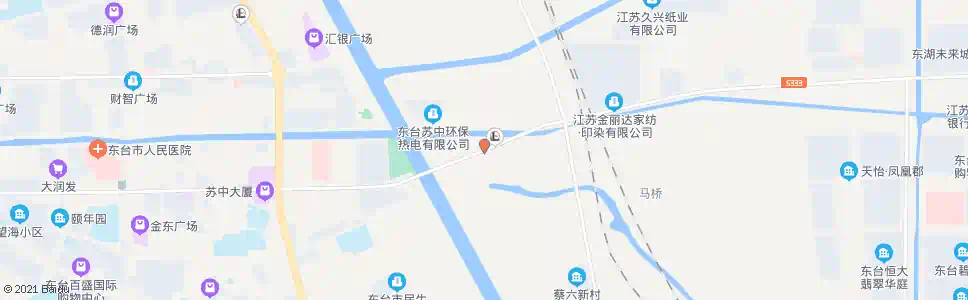 盐城谢家湾_公交站地图_盐城公交_妙搜公交查询2024