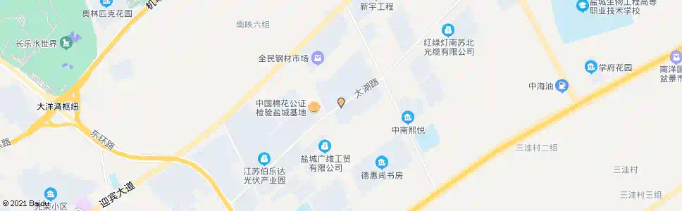 盐城太湖路跃进路口_公交站地图_盐城公交_妙搜公交查询2024