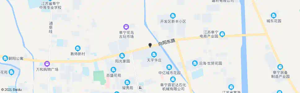 盐城天宇华庄(北门)_公交站地图_盐城公交_妙搜公交查询2024