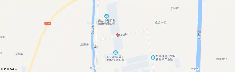 盐城中玻南门_公交站地图_盐城公交_妙搜公交查询2024