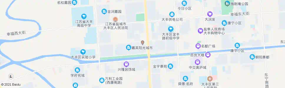 盐城三水嘉苑_公交站地图_盐城公交_妙搜公交查询2024