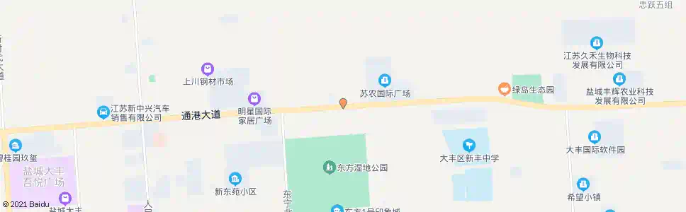 盐城农副产品批发市场_公交站地图_盐城公交_妙搜公交查询2024