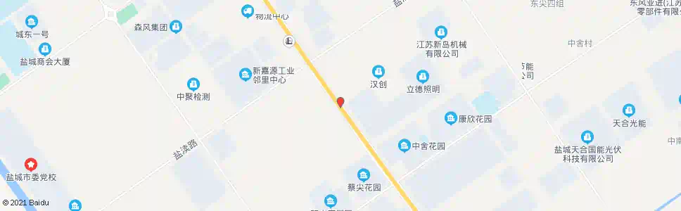 盐城东环路岷江路口_公交站地图_盐城公交_妙搜公交查询2024