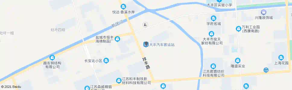 盐城大丰汽车客运站_公交站地图_盐城公交_妙搜公交查询2024