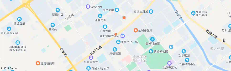 盐城世纪大道解放路口_公交站地图_盐城公交_妙搜公交查询2024