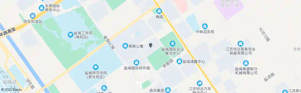 盐城开发区管委会_公交站地图_盐城公交_妙搜公交查询2024