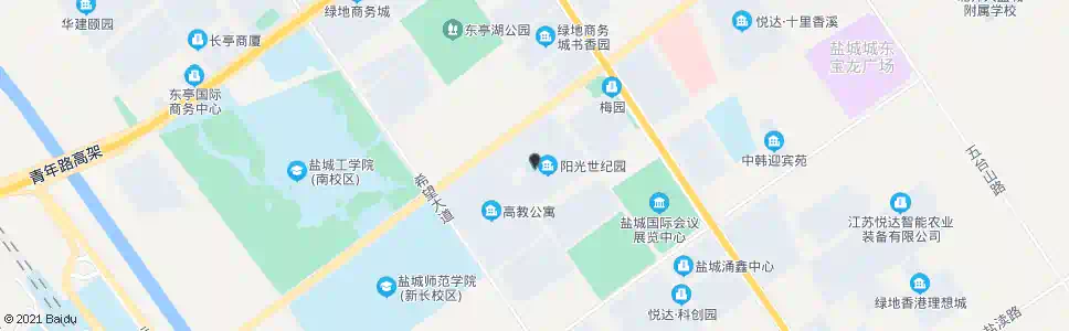 盐城阳光幼儿园_公交站地图_盐城公交_妙搜公交查询2024