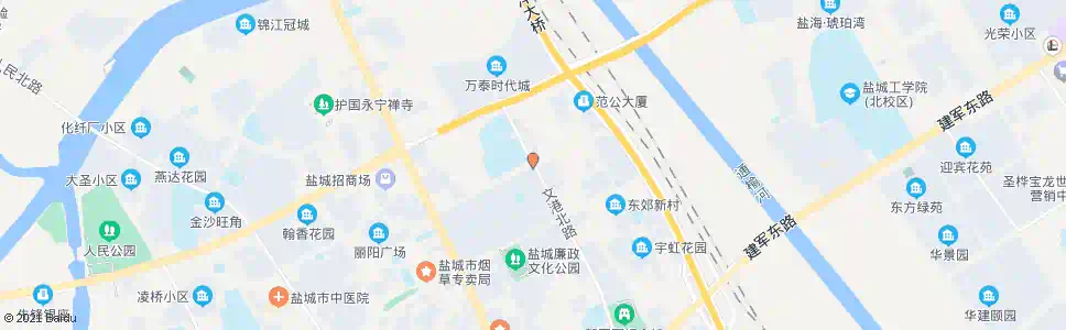 盐城榆河路_公交站地图_盐城公交_妙搜公交查询2024