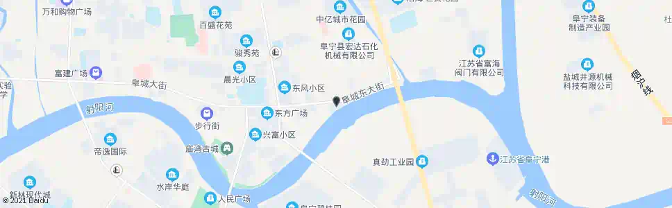 盐城河滨度假村_公交站地图_盐城公交_妙搜公交查询2024