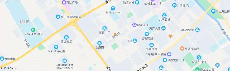 盐城东进路盐马路口_公交站地图_盐城公交_妙搜公交查询2024