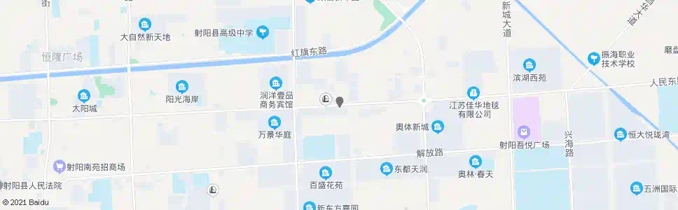 盐城银都花园_公交站地图_盐城公交_妙搜公交查询2024