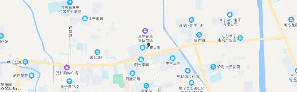 盐城向阳人家_公交站地图_盐城公交_妙搜公交查询2024