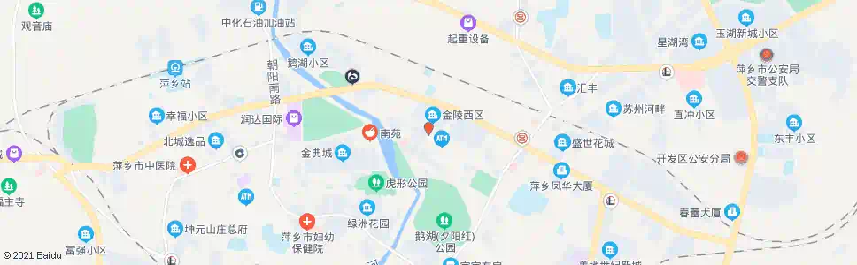 萍乡金陵小区_公交站地图_萍乡公交_妙搜公交查询2024