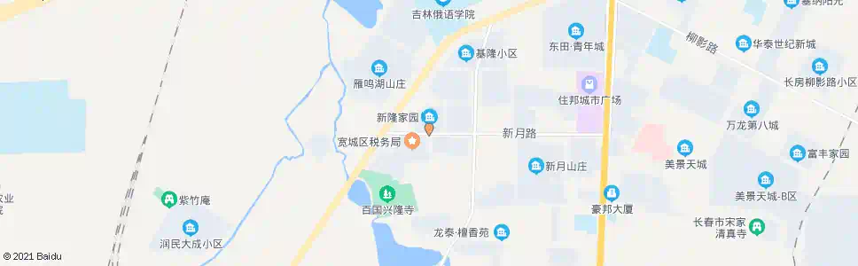 长春新隆家园_公交站地图_长春公交_妙搜公交查询2024