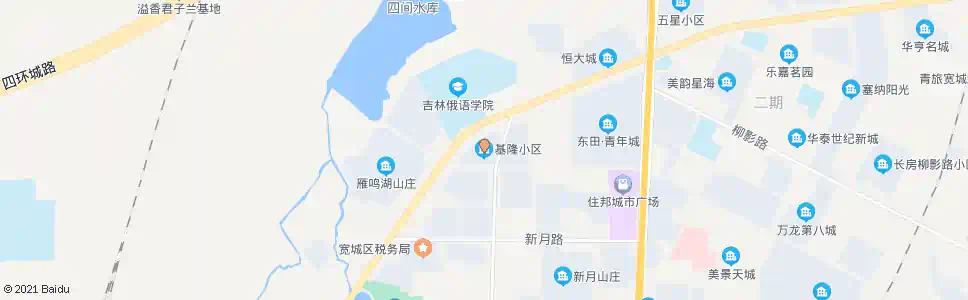 长春基隆家园_公交站地图_长春公交_妙搜公交查询2024