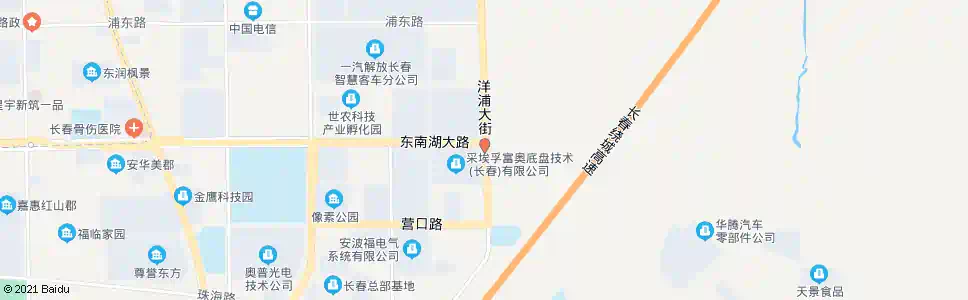 长春洋浦大街_公交站地图_长春公交_妙搜公交查询2024