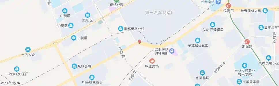 长春孟家公铁桥_公交站地图_长春公交_妙搜公交查询2024