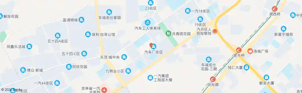 长春一汽文化宫_公交站地图_长春公交_妙搜公交查询2024