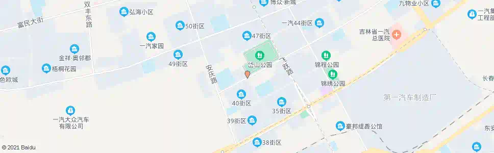 长春创业大街(安顺路)_公交站地图_长春公交_妙搜公交查询2024