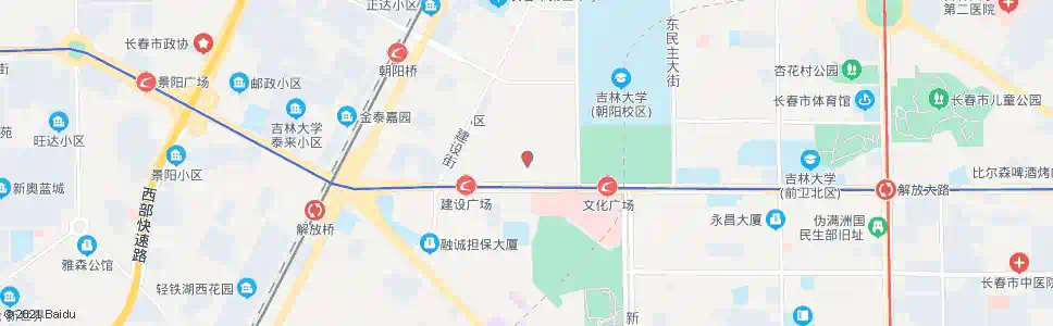 长春朝阳交通队_公交站地图_长春公交_妙搜公交查询2024