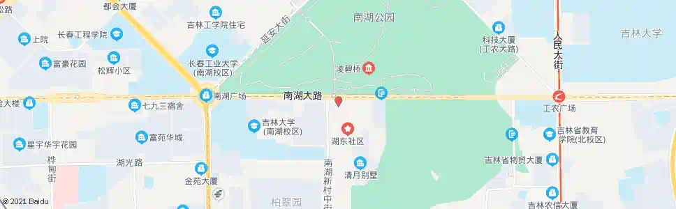 长春南湖新村_公交站地图_长春公交_妙搜公交查询2024