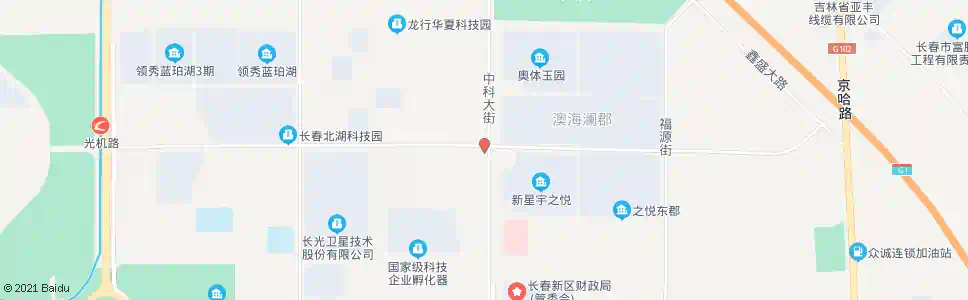 长春盛德大街_公交站地图_长春公交_妙搜公交查询2024