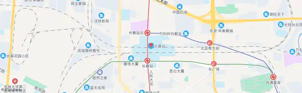 长春长春站(长白口)_公交站地图_长春公交_妙搜公交查询2024