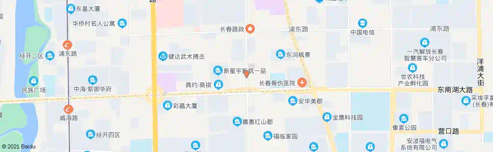 长春三五零四厂_公交站地图_长春公交_妙搜公交查询2024