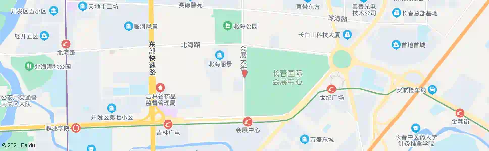 长春会展4号门_公交站地图_长春公交_妙搜公交查询2024