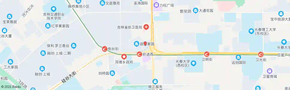 长春朝阳区政府_公交站地图_长春公交_妙搜公交查询2024