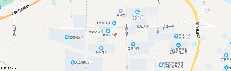 长春福临花园_公交站地图_长春公交_妙搜公交查询2024