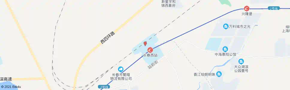 长春东环城路西_公交站地图_长春公交_妙搜公交查询2024