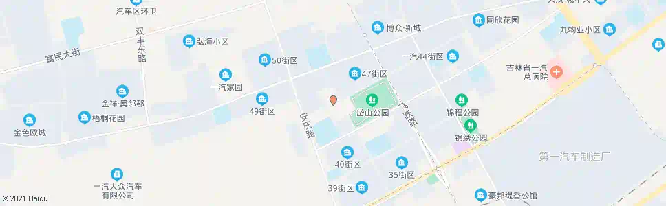 长春一汽四十八街区_公交站地图_长春公交_妙搜公交查询2024