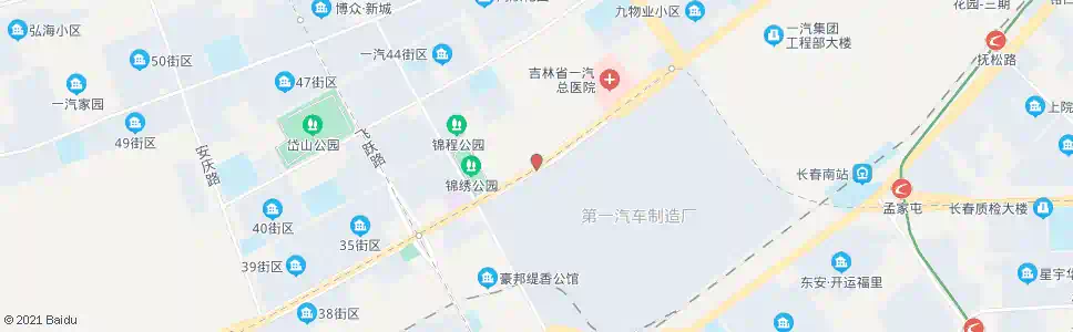 长春一汽七号门_公交站地图_长春公交_妙搜公交查询2024