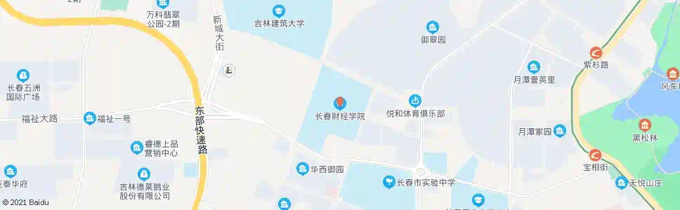 长春长春财经学院_公交站地图_长春公交_妙搜公交查询2024