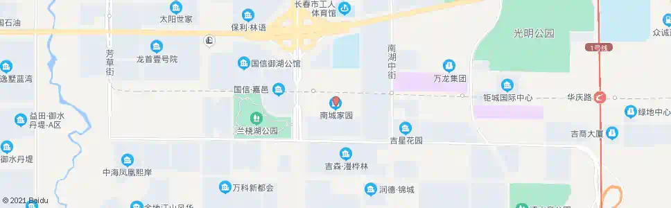 长春南城家园_公交站地图_长春公交_妙搜公交查询2024