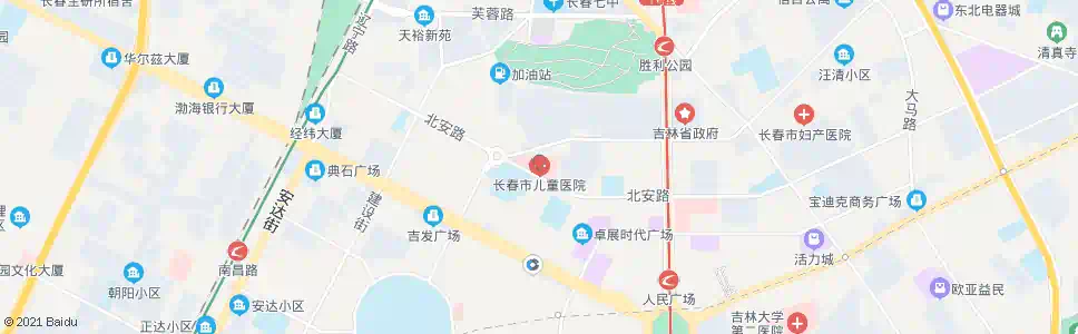 长春北安路(市医院)_公交站地图_长春公交_妙搜公交查询2024