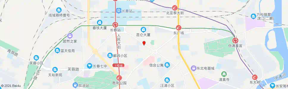 长春东二条_公交站地图_长春公交_妙搜公交查询2024