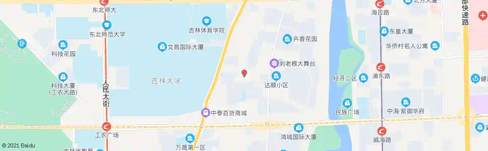 长春东方花园_公交站地图_长春公交_妙搜公交查询2024