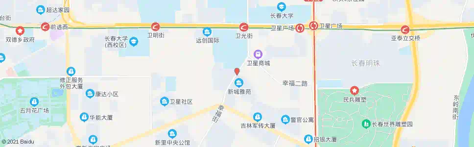 长春幸福嘉园_公交站地图_长春公交_妙搜公交查询2024