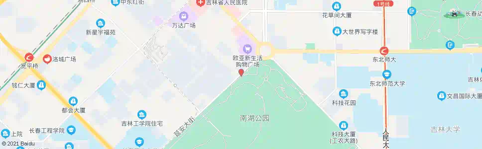 长春同德路(延安大街)_公交站地图_长春公交_妙搜公交查询2024